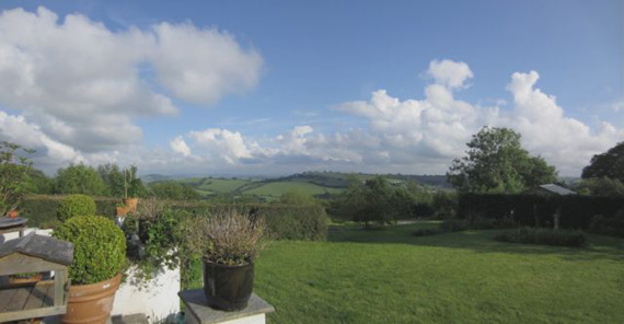 Panoramic view from terrace